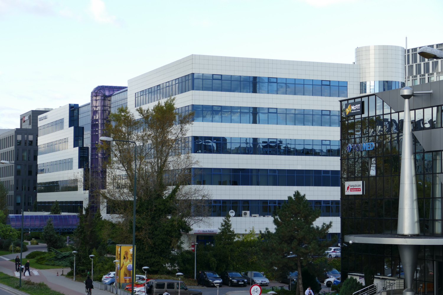 Zdjęcie architektury budynku 2000 Plaza (obecnie Mokotów Box)